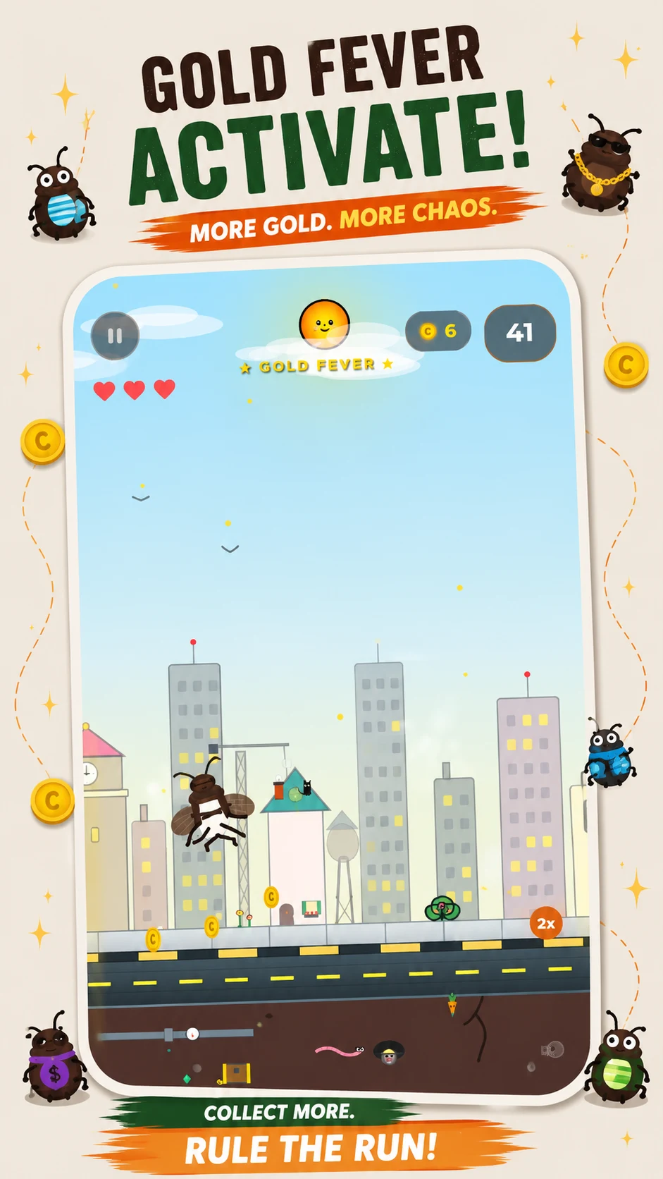 Cockroach Runner: Endless Run screenshot