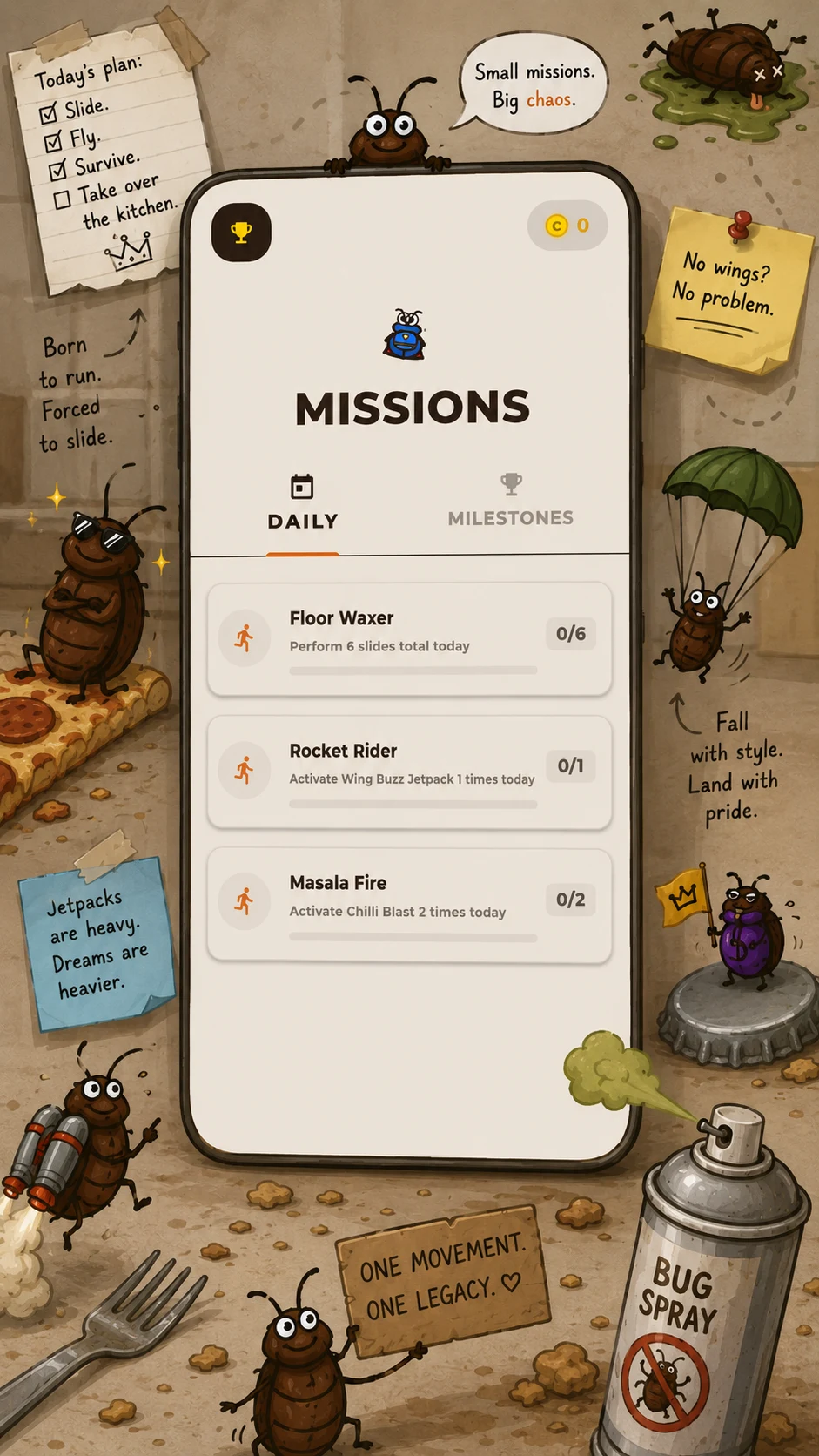 Cockroach Runner: Endless Run screenshot