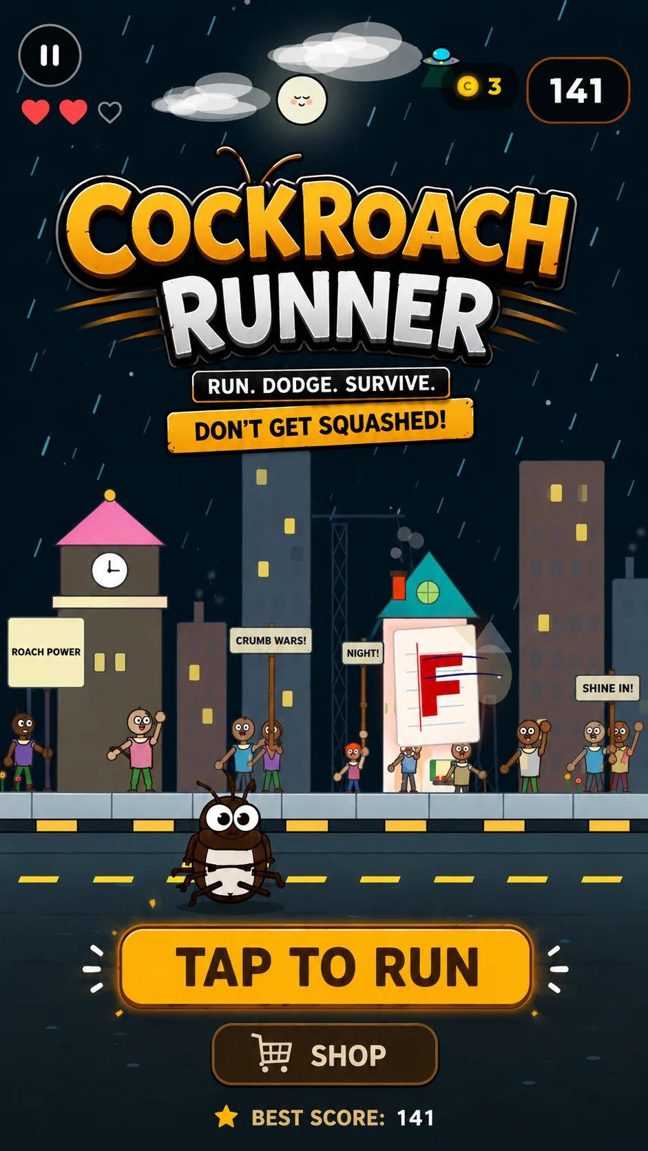 Cockroach Runner: Endless Run screenshot