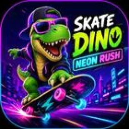 Icono de Skate Dino: Neon Rush